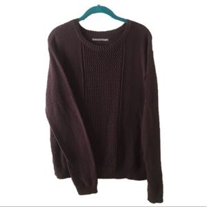 Rubbish Wine Colored Sweater